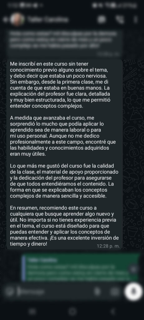 Testimonio Carolina