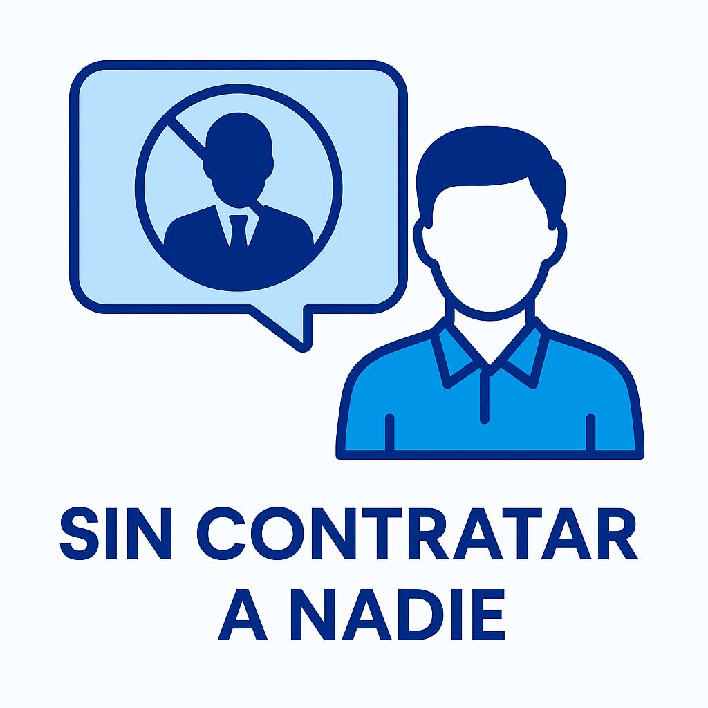 Sin Contratar a nadie